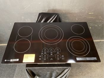 GE Profile 36 Inch Smoothtop Electric Cooktop in Black - PEP9036DTBBC