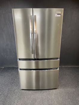 Frigidaire Gallery 36" 22 Cu Ft 4 Door French Door CounterDepth Refrigerator in PrintProof Stainless - GRMG2272CF