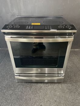 GE Profile Electric SmoothTop SelfClean Slide In Range w/Convection/AirFry in PrintRes Stainless - PSS93YPFSC