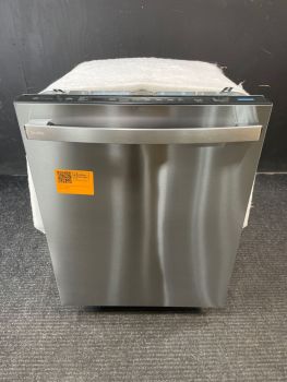 GE Profile 24" Built in Top Controls Bar Handle 44 Decibel Dishwasher w/ 3rd Rack in PP Stainless - PDT715SYVFS