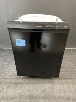 Frigidaire 24" Built In 55 Decibel Dishwasher with Front Controls in Black - FFCD2413UBC