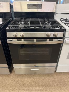 GE 30" 4 Burner Manual Clean Gas Range in Stainless Steel - JGBS61RPSS