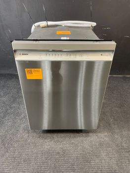 Bosch 300 Series 24" Wide Front Control 46 Decibel Dishwasher with 3rd Rack in Stainless - SHE53C85N