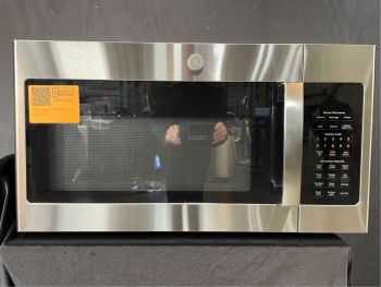 GE 1.9 Cubic Ft. Capacity 30" wide 1000W Over the Range Sensor Microwave in Stainless Steel - JVM7195RWSSC