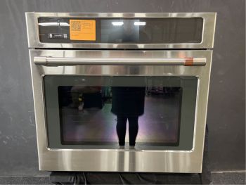 Horno empotrable inteligente GE Cafe de 76 cm (30") con función de freidora de aire/convección en acero inoxidable - CTS90DP2NS1C