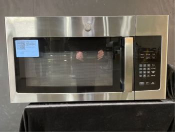 GE 1.6 Cubic Ft. Capacity 30" wide 1000W Over the Range Microwave in Stainless - JVM3162RJSSC