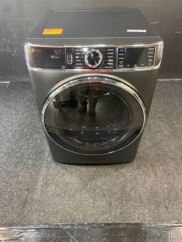 GE Profile 28 Inch 7.8 Cu Ft GAS Front Control Smart Dryer w/ Steam in Carbon Graphite - PFD95GSPWDSC