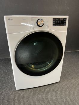 LG 7.4 Cu Ft Front Control Electric Dryer with Sensor and Steam in White - DLEX4000WC