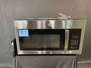 GE 1.6 Cubic Ft. Capacity 30" wide 1000W Over the Range Microwave in Stainless - JVM3162RJSSC