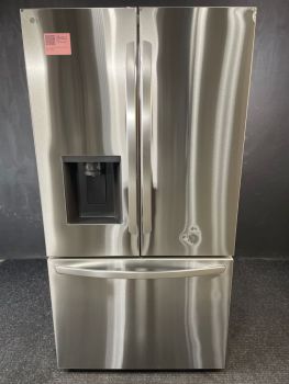 LG 36" 26 Cu Ft French Door Dual IceMaker Counter Depth MAX Refrigerator in Print Proof Stainless - LRFXC2606SC