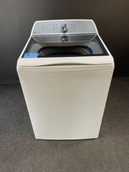 GE Profile 5.0 Cubic Ft. 28" Wide Top Load Washer Without Agitator White - PTW600BSRWSC