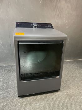 LG 7.3 Cu Ft Top Control Electric Dryer with Sensor in Matte Black - DLE8400BEC