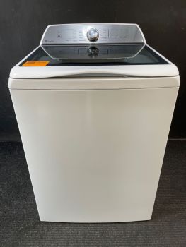 GE Profile 4.9 Cu Ft 28" Wide Top Load Washer with Agitator in White - PTW605BSRWS