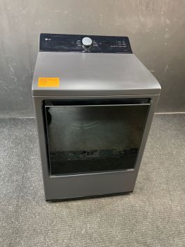 LG 7.3 Cu Ft Top Control Electric Dryer with Sensor in Matte Black - DLE8400BEC