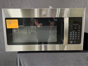 GE 1.6 Cubic Ft. Capacity 30" wide 1000W Over the Range Microwave in Stainless Steel - JVM3160RFSSC