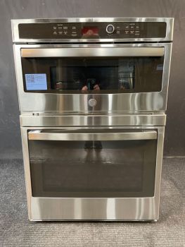 GE Profile 30" Microwave/Wall Oven Combo with Convection Micro and Oven in Stainless - PT7800SHSSC