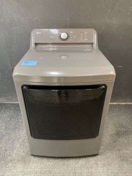LG 7.3 Cu Ft Gas Top Control Dryer Monochrome Grey - DLG6101MC
