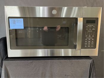 GE 1.9 Cubic Ft. Capacity 30" wide 1000W Over the Range Sensor Microwave in Stainless Steel - JVM7195SKSSC
