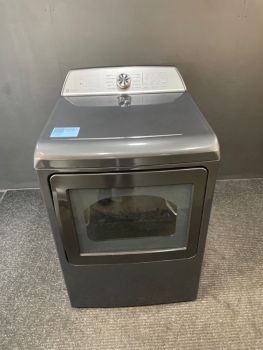 Secadora de gas GE Profile de 27 pulgadas y 7.4 pies cúbicos con control superior y sensor, color gris diamante - PTD60GBPRDGC