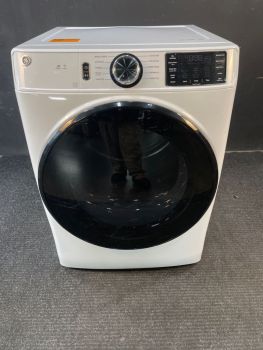 GE 28 Inch 7.8 Cu Ft Electric Front Control Dryer with Sensor in White - GFD55ESSNWW