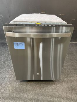Lavavajillas GE de 24 pulgadas, empotrable, con controles superiores, 52 dBA, resistente a las huellas dactilares, de acero inoxidable y función Dry Boost - GDT550PYRFS