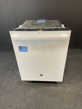 GE 24 Inch Built In Top Control 45 dBA White Dishwasher with Dry Boost and 3rd Rack - GDT670SGVWWC