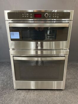 GE Profile 30" Microwave/Wall Oven Combo with Convection Micro and Oven in Stainless - PT7800SHSSC
