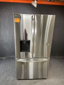 LG 36" 26 Cu Ft French Door Dual IceMaker Counter Depth MAX Refrigerator in Print Proof Stainless - LRFXC2606SC