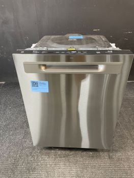 GE 24" Built in Top Controls Pocket Door Handle 45 Decibel in Print Proof Stainless - GDP670SYVFS