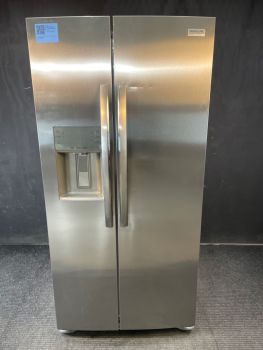 Frigidaire Gallery 22.3 Cu Ft 32.75" Wide Side by Side Refrigerator in PrintProof Stainless - GRSS2352AFC