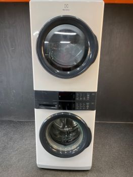 Electrolux 4.5/8.0 Cubic Ft 27" wide Electric Stacked Washer/Dryer in White - ELTE7300AW