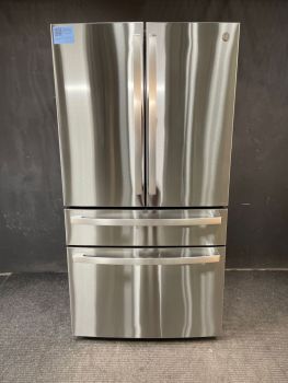 GE Profile 28.7 Cu. Ft. Fingerprint Resistant Stainless Steel French Door With Auto Fill Pitcher - PGD29BYTFSC