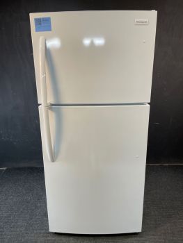 Frigidaire Top Freezer Refrigerator 30" Wide 20 Cu Ft. in white; Optional Icemaker IM11700 - FFHT2022AWC