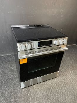 LG 30" Smart Self Clean Electric Slide In Range with Convection/AirFry in Stainless - LSEL6333XEC