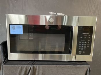 GE 1.6 Cubic Ft. Capacity 30" wide 1000W Over the Range Microwave in Stainless Steel - JVM3160RFSSC