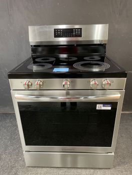 Frigidaire Gallery Electric SmoothTop Self Clean Free Standing Range Convection/AirFry in Stainless - GCRE3060BFC