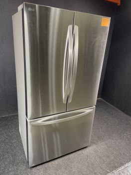 LG 27 Cu. Ft. PrintProof Stainless Steel Counter Depth French Door Refrigerator - LRFLC2706SC