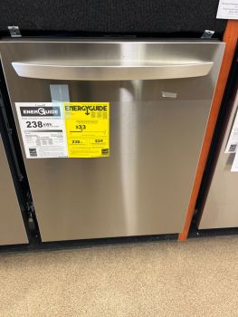 Lavavajillas LG de 24 pulgadas con tirador de barra superior, 46 dBD, con función de vapor, en acero inoxidable - LDTS5552S