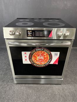 Cocina eléctrica empotrable Frigidaire Gallery de 76 cm con horno de piedra para pizza, en acero inoxidable antihuellas - GCFE3070BF