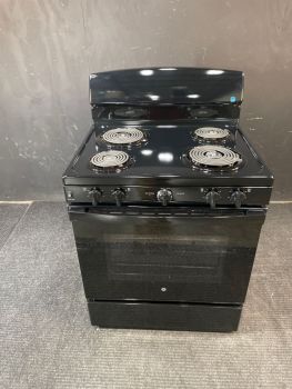 GE 30" Electric ADA Compliant Range Manual Clean Smooth Top Cooktop in Black - JBS460DMBBC