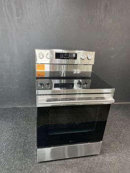 LG 30" Smart Electric Freestanding Range with Convection and AirFry in Stainless - LREN6323YE