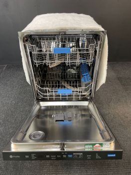 GE PROFILE 24" Built in Top Controls w/Pocket 42 Decibel Dishwasher in Black Stainless - PDP755SBVTSC