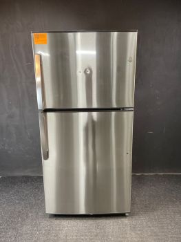 GE 33 Inch 21 Cu Ft EnergyStar Top Freezer Refrigerator with Icemaker in Stainless - GIE21GSHSSC