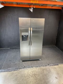 Frigidaire 26 Cu Ft 35.75" Wide Side by Side Refrigerator in Stainless - FRSS2623ASC