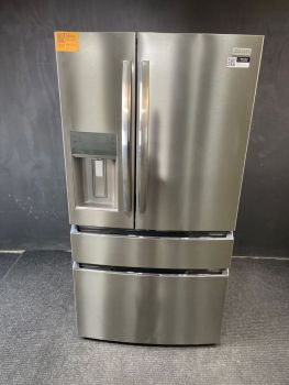 Frigidaire Gallery 36" 22 Cu Ft 4 Door French Door CounterDepth Refrigerator in PrintProof Stainless - GRMC2273CFC