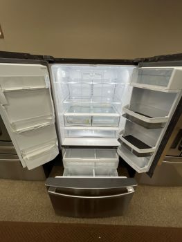 GE Profile 27.7 Cu Ft 36" Wide French Door Refrigerator in PrintResistant Stainless - PFE28KYNFS