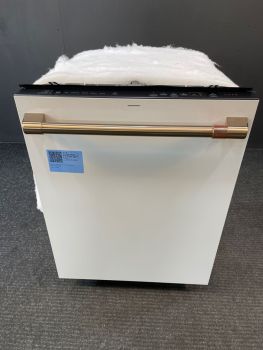 Lavavajillas GE Cafe de 61 cm con tercera bandeja en blanco mate - CDT858P4VW2C