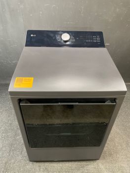 LG 7.3 Cu Ft Top Control Electric Dryer with Sensor in Matte Black - DLE8400BEC