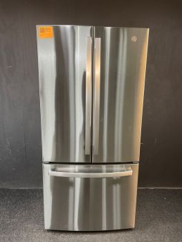 GE 19 cu ft French Door Counter Depth Non-Dispenser 33 inch Stainless - GWE19JYLFSC