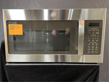 GE 1.9 Cu Ft 30" wide 1000 W Over the Range Microwave with Recirculating Vent in Stainless Steel - JNM7196SKSSC